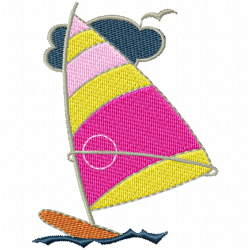 Boats Embroidery Design 10 Boats Embroidery Design 10